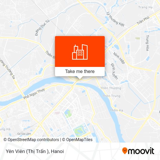 Yên Viên (Thị Trấn ) map
