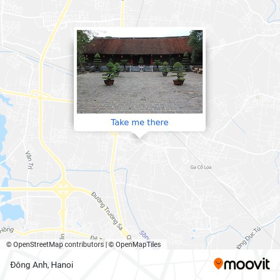 Đông Anh map