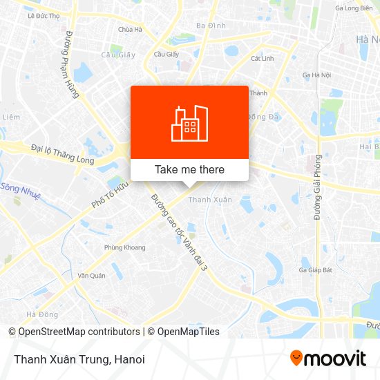 Thanh Xuân Trung map