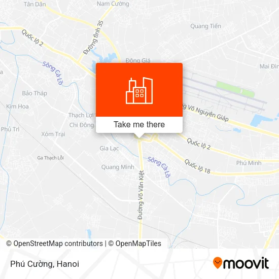 Phú Cường map