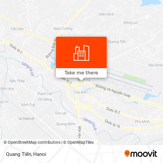 Quang Tiến map