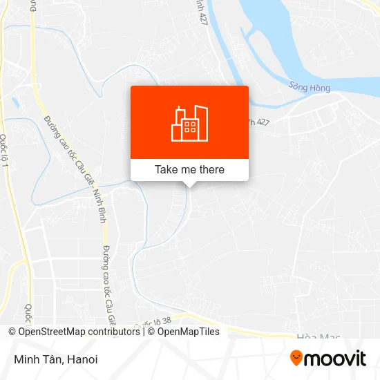 Minh Tân map