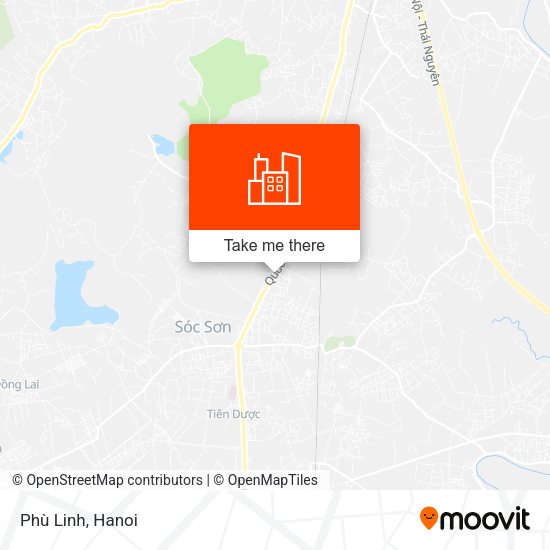 Phù Linh map