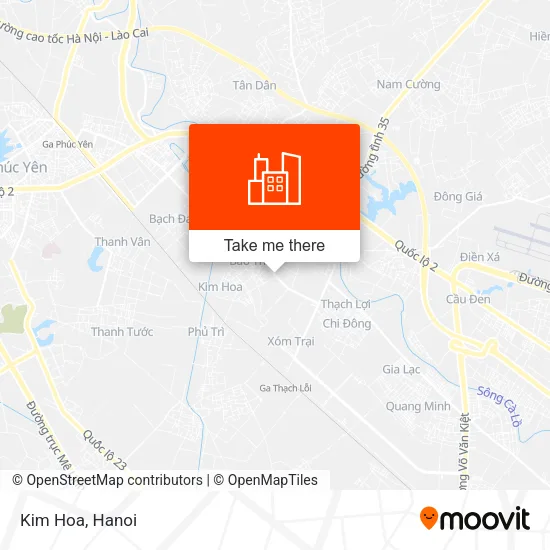 Kim Hoa map