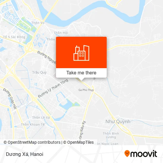 Dương Xá map