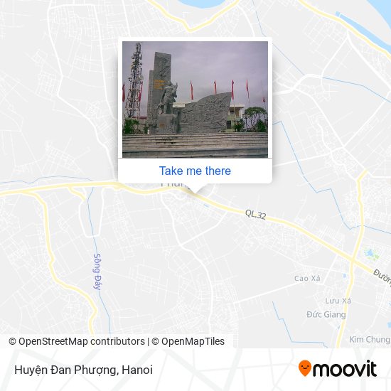 Huyện Đan Phượng map