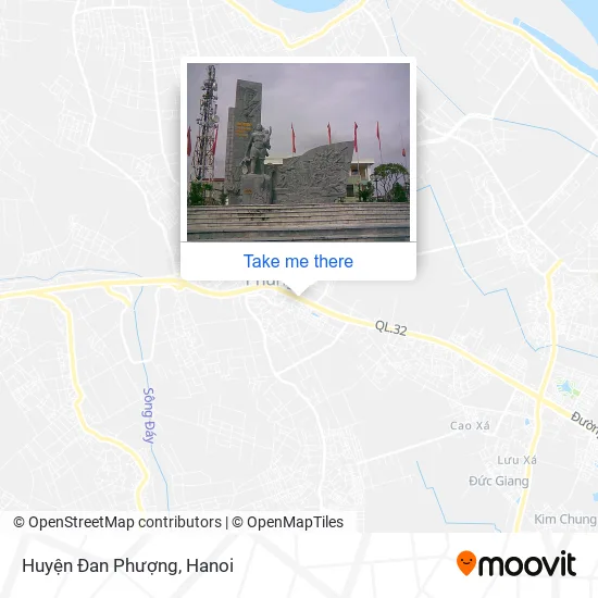 Huyện Đan Phượng map