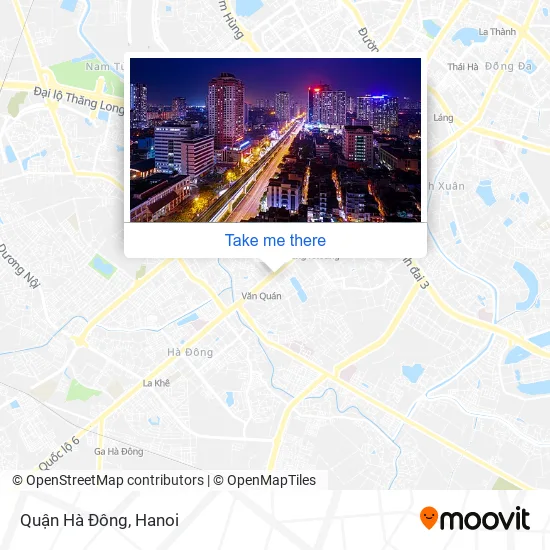 Quận Hà Đông map