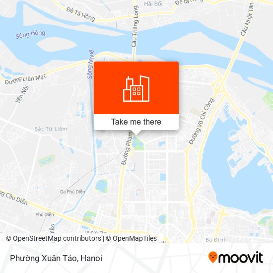 Phường Xuân Tảo map