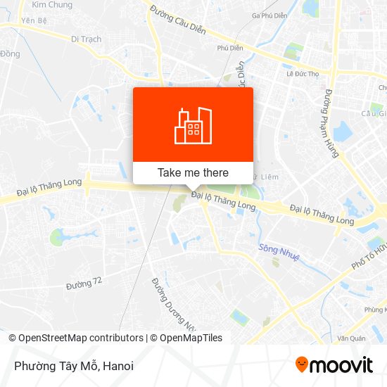 Phường Tây Mỗ map