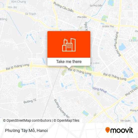 Phường Tây Mỗ map