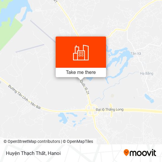 Huyện Thạch Thất map