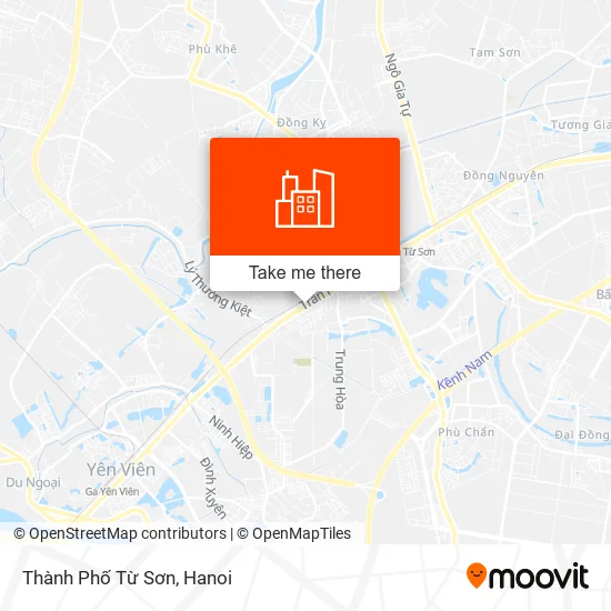 Thành Phố Từ Sơn map