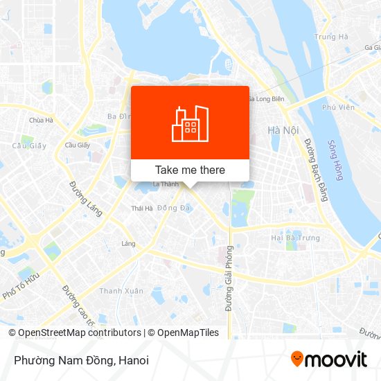 Phường Nam Đồng map