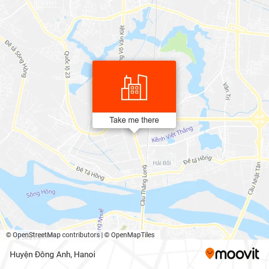Huyện Đông Anh map