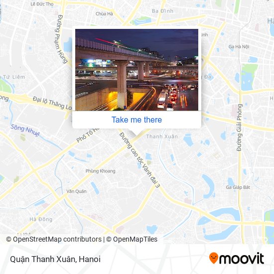 Quận Thanh Xuân map