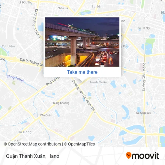 Quận Thanh Xuân map