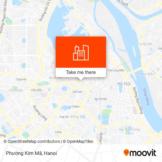 Phường Kim Mã map