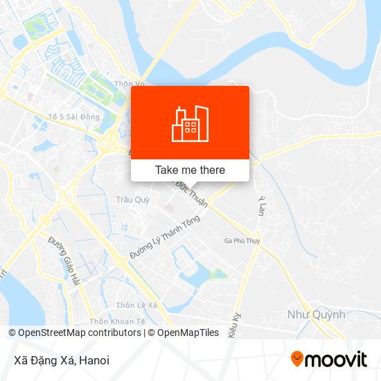 Xã Đặng Xá map