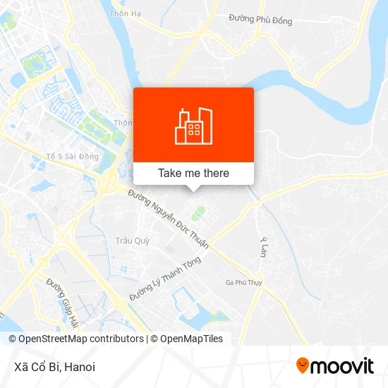 Xã Cổ Bi map