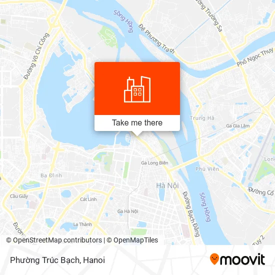 Phường Trúc Bạch map