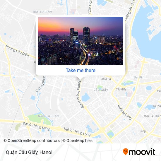 Quận Cầu Giấy map