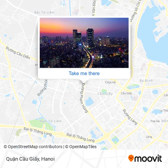 Quận Cầu Giấy map