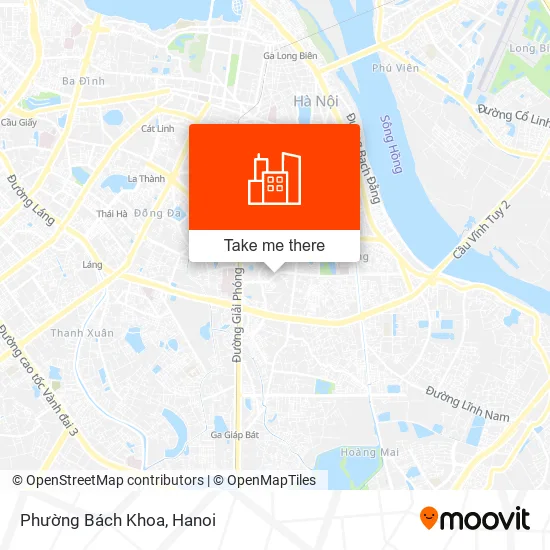 Phường Bách Khoa map