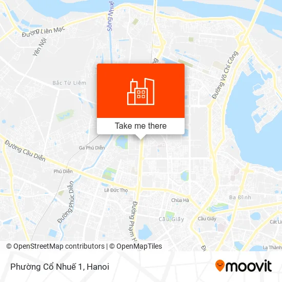 Phường Cổ Nhuế 1 map