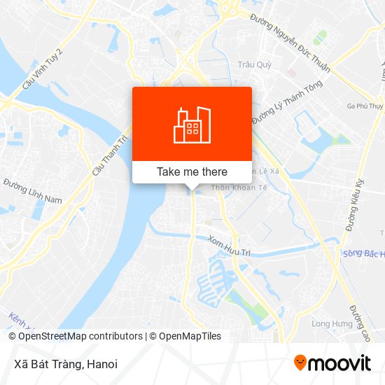 Xã Bát Tràng map