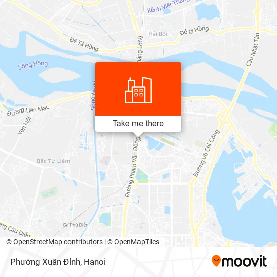 Phường Xuân Đỉnh map