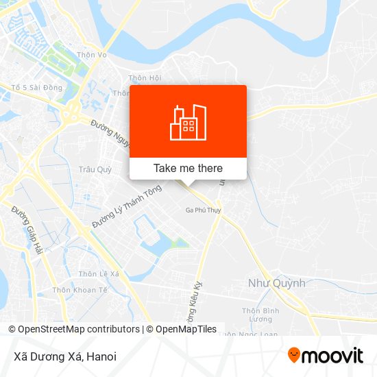 Xã Dương Xá map