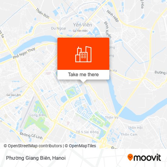 Phường Giang Biên map