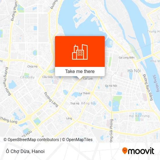 Ô Chợ Dừa map