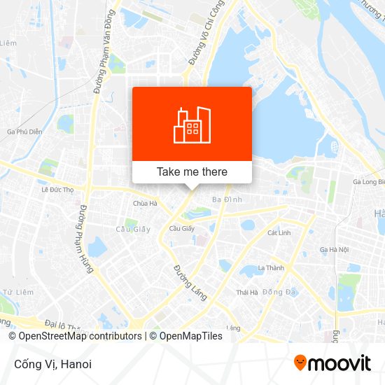 Cống Vị map