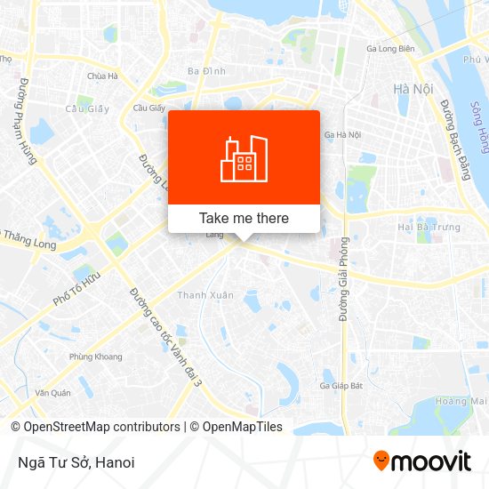 Ngã Tư Sở map