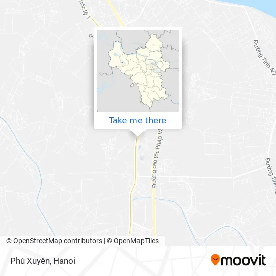Phú Xuyên map