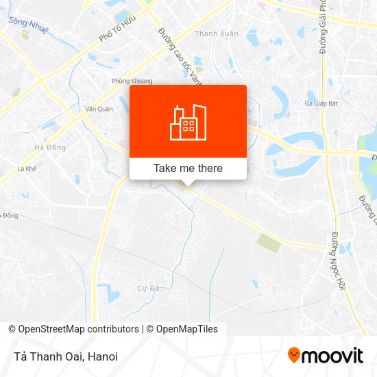 Tả Thanh Oai map