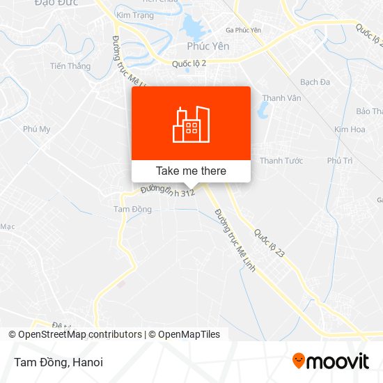 Tam Đồng map