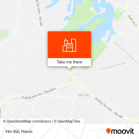 Yên Bài map