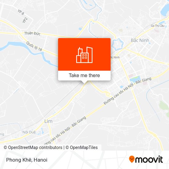 Phong Khê map
