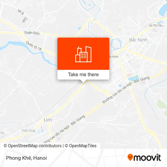 Phong Khê map