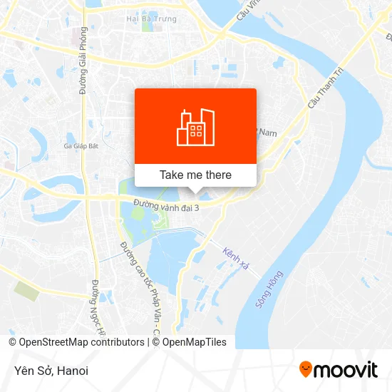 Yên Sở map