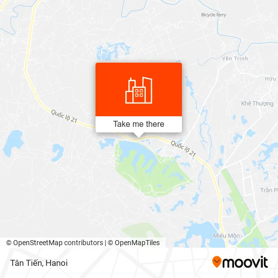 Tân Tiến map