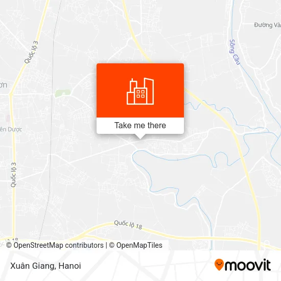 Xuân Giang map