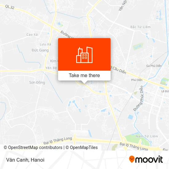 Vân Canh map