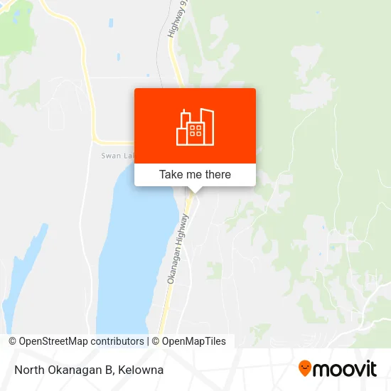 North Okanagan B map