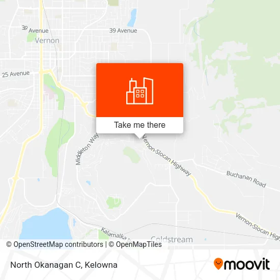 North Okanagan C map