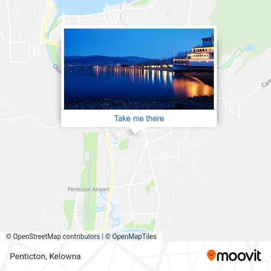 Penticton map
