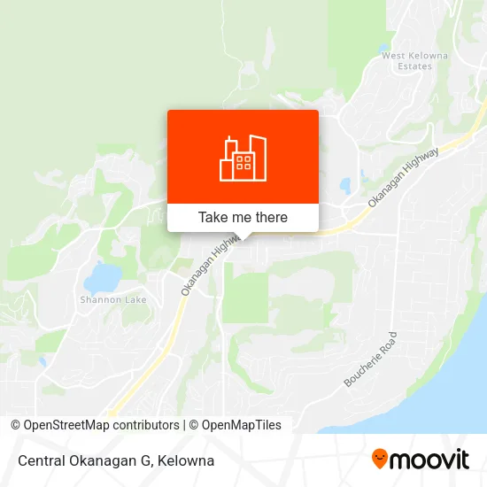 Central Okanagan G map